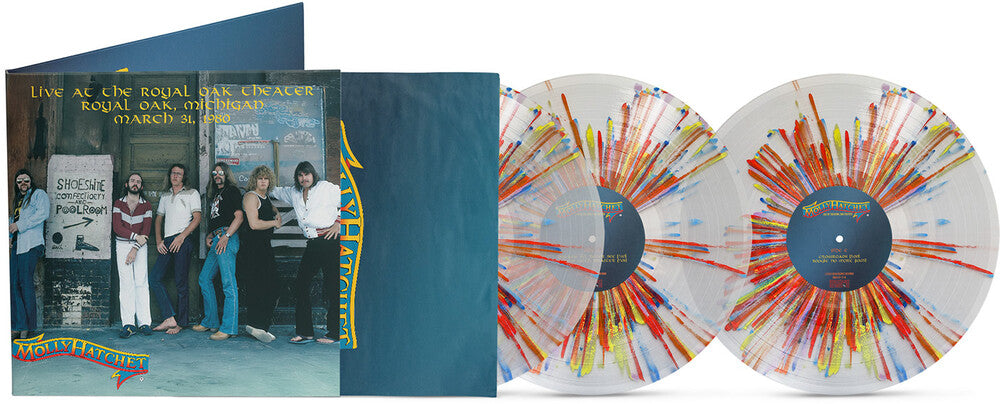 the album cover for Molly Hatchet - Live At The Royal Oak Theater, Royal Oak, Michigan