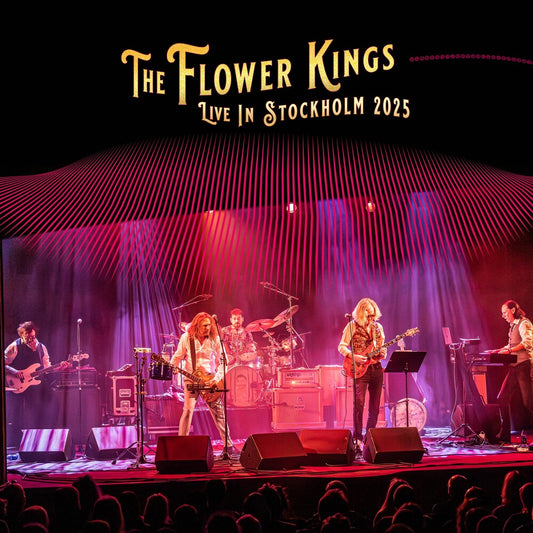 the album cover for Flower Kings - Live In Stockholm 2025 (Blk) [Colored Vinyl] (Gate) [180 Gram]