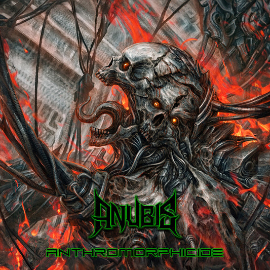 the album cover for Anubis - Anthromorphicide