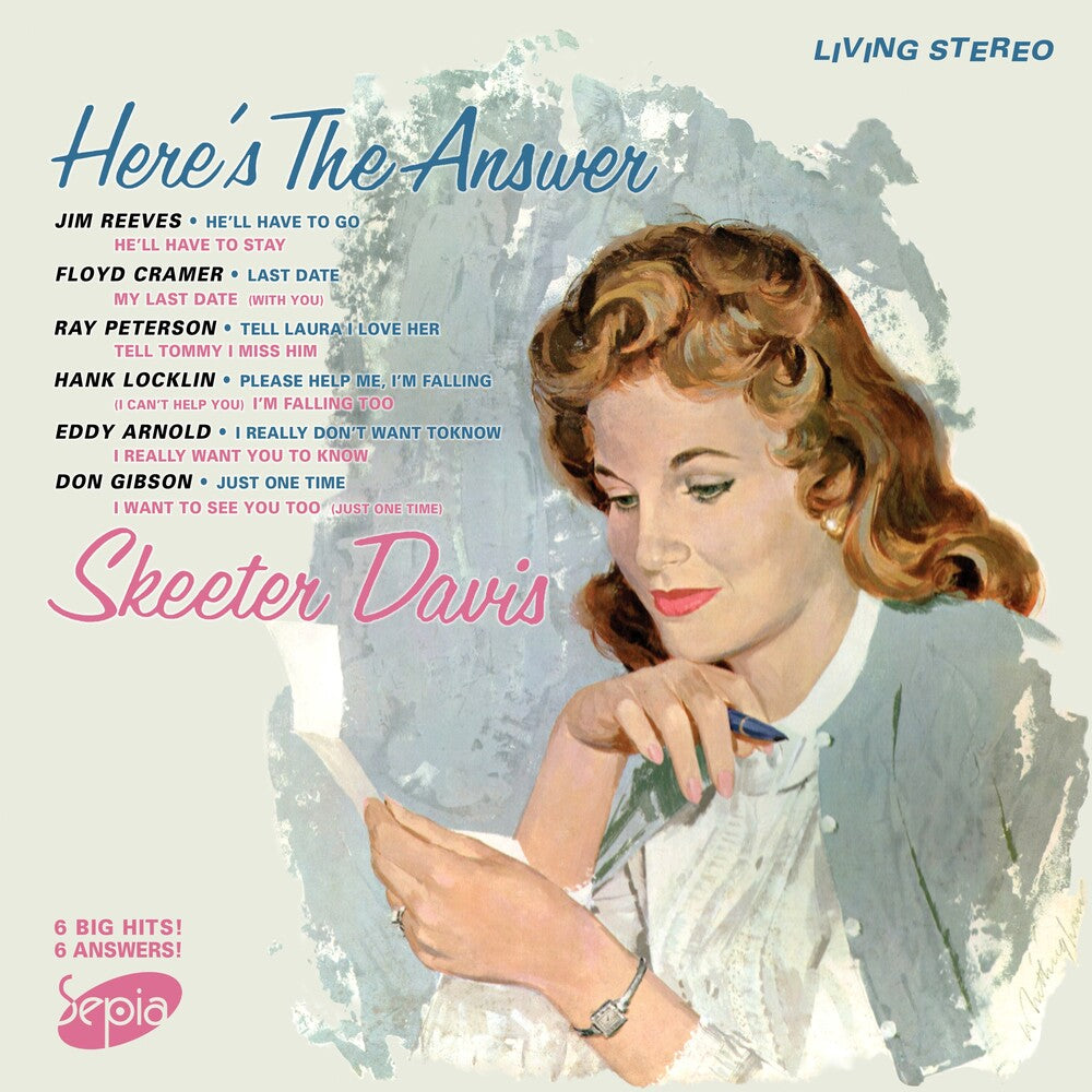 the album cover for Skeeter Davis - Here's The Answer (Bonus Tracks) [Colored Vinyl] [Remastered]