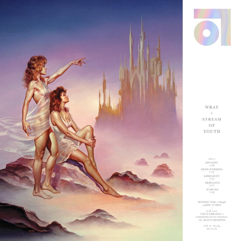 the album cover for Wray - Stream Of Youth / Blank World [White LP]
