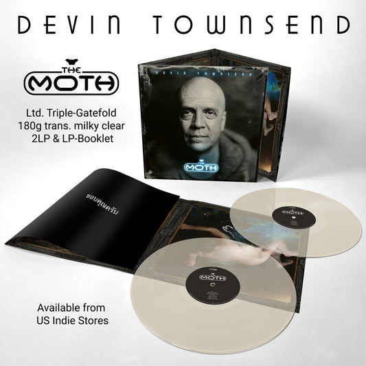 the album cover for Devin Townsend - Moth [Clear Vinyl] (Gate) [With Booklet] (Wht) [Indie Exclusive]