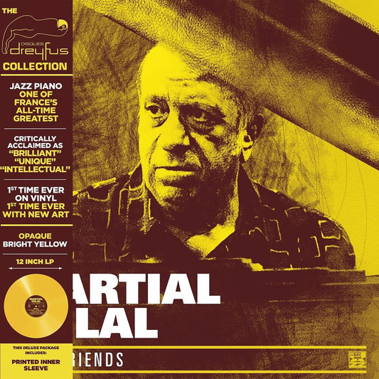 the album cover for Martial Solal - Just Friends - Yellow [Colored Vinyl] [Deluxe] [Limited Edition] (Ylw)