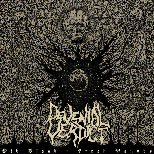 the album cover for Devenial Verdict - Old Blood: Fresh Wounds
