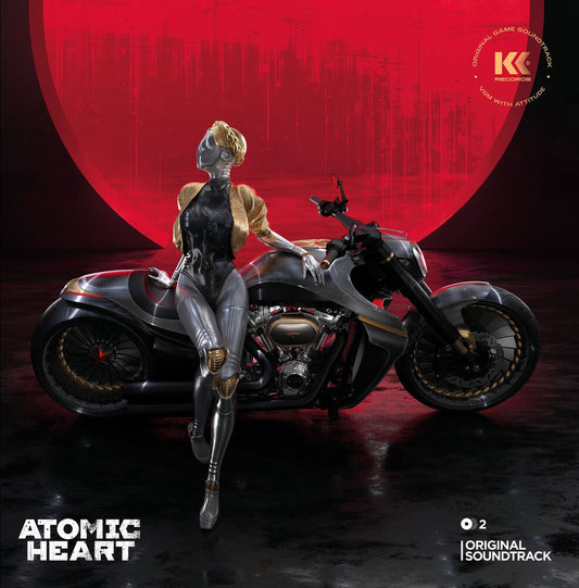 the album cover for Atomic Heart - O.S.T. (Blk) (Colv) (Red) - Atomic Heart - O.S.T. (Blk) [Colored Vinyl] (Red)