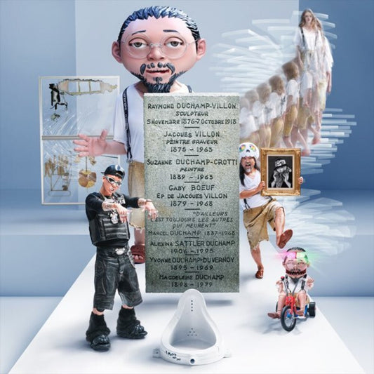 the album cover for Mnnk Bro. / Takashi Murakami  / Jp The Wavy - Rrose Selavy / Besides It's Always The Others