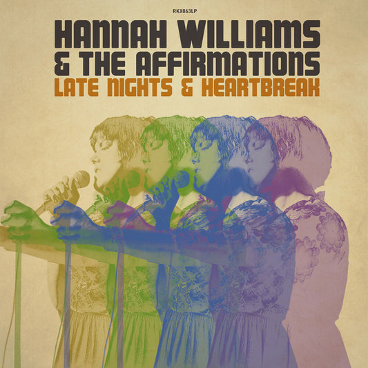 the album cover for Hannah Williams  & The Affirmations - Late Nights & Heartbreak (10th Anniversary) [Colored Vinyl]