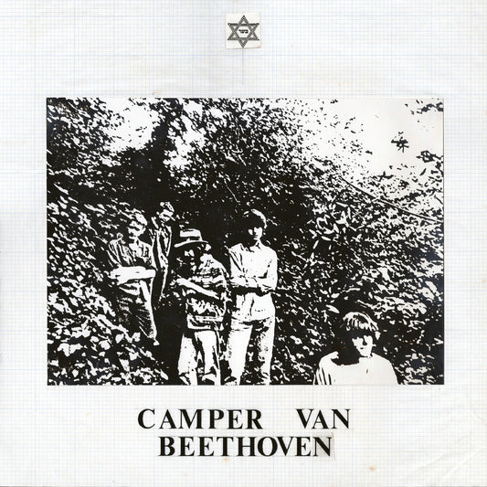 the album cover for Camper Van Beethoven - II & III - 40th Anniversary Edition [Indie Exclusive Red, White, and Blue Toothpaste Splatter]