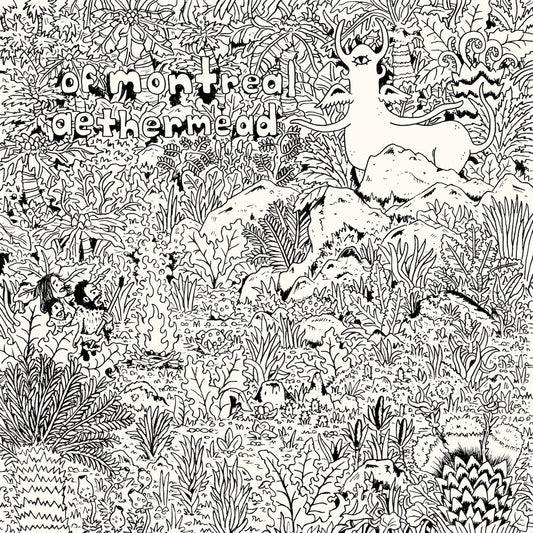 the album cover for Of Montreal - Aethermead [Clear Vinyl] (Gate) [Download Included]