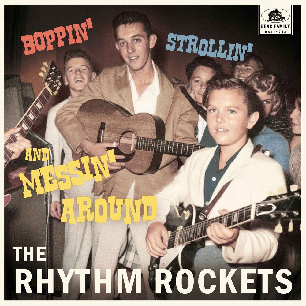 the album cover for Rhythm Rockets - Boppin', Strollin' And Messin' Around (10in) [Limited Edition]