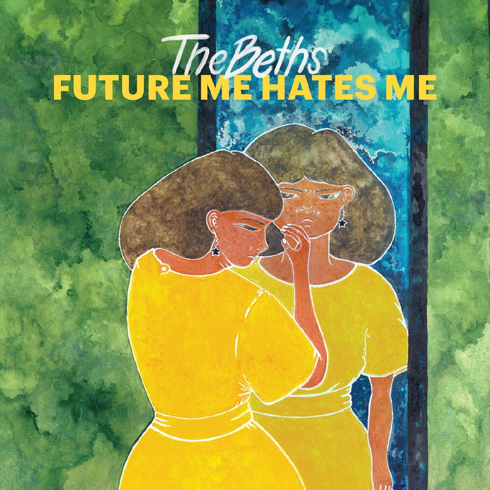 the album cover for Beths - Future Me Hates Me - Blue And Red A/B Side Vinyl