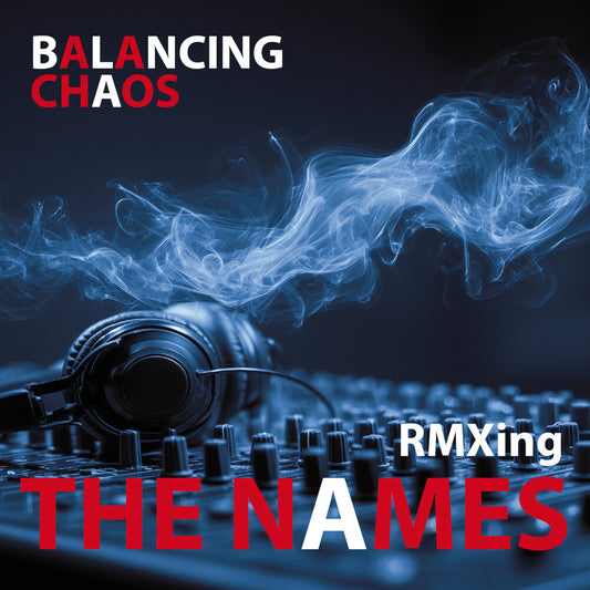 the album cover for Names - Balancing Chaos