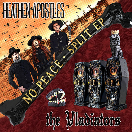 the album cover for Heathen Apostles & The Vladiators - No Peace