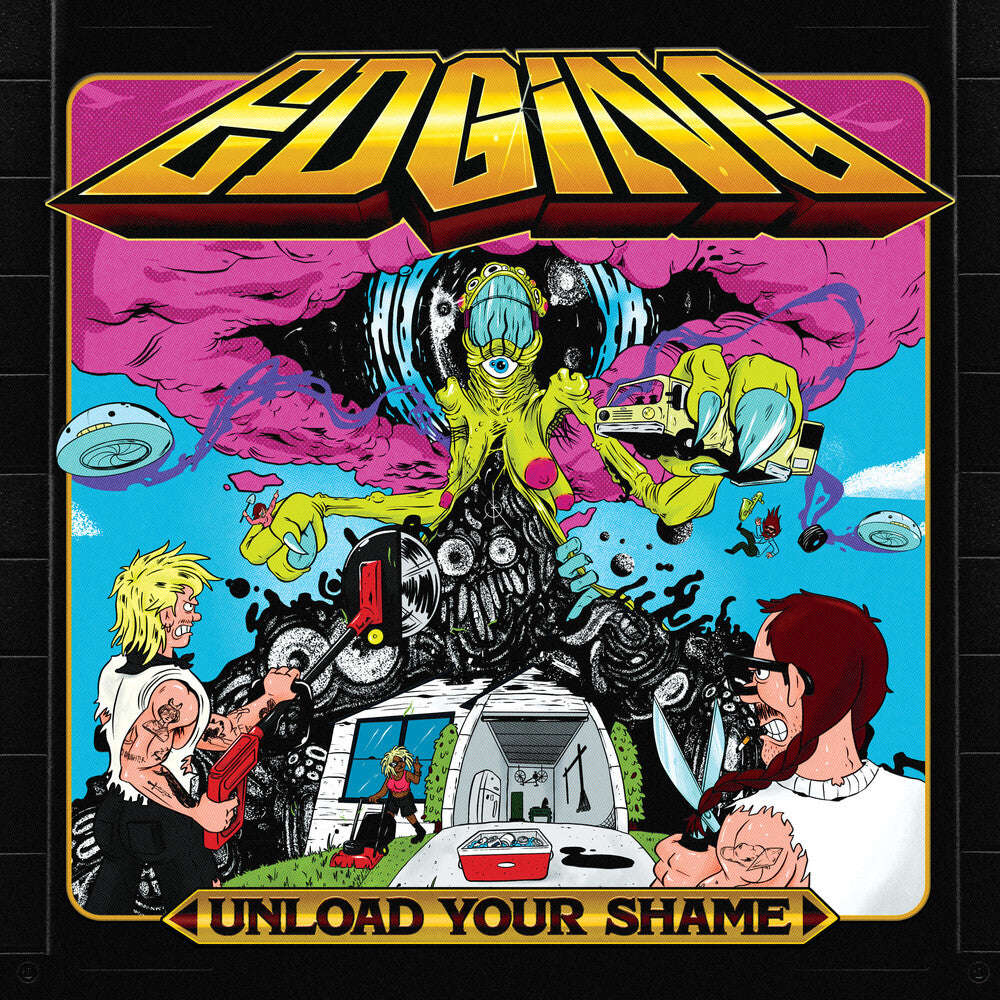 the album cover for Edging - Unload Your Shame