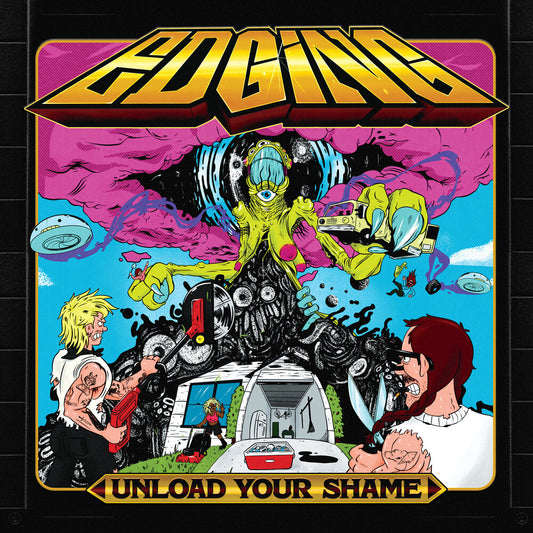 the album cover for Edging - Unload Your Shame