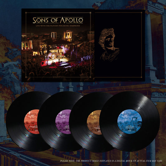 the album cover for Sons Of Apollo - Live With The Plovdiv Psychotic Symphony (Box)