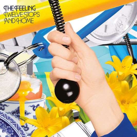 the album cover for Feeling - Blue Yellow - Twelve Stops & Home (Blue) [Colored Vinyl] (Ylw) (Aniv)