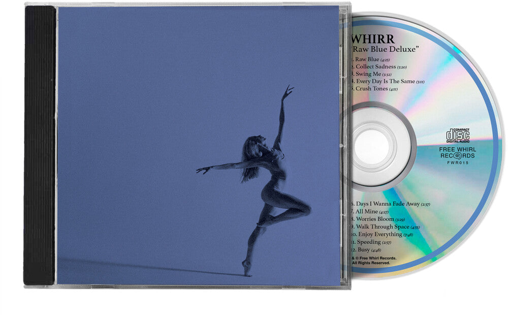 the album cover for Whirr - Raw Blue [Deluxe]