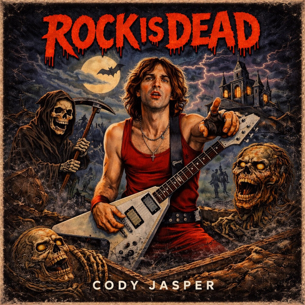 the album cover for Cody Jasper - Rock Is Dead