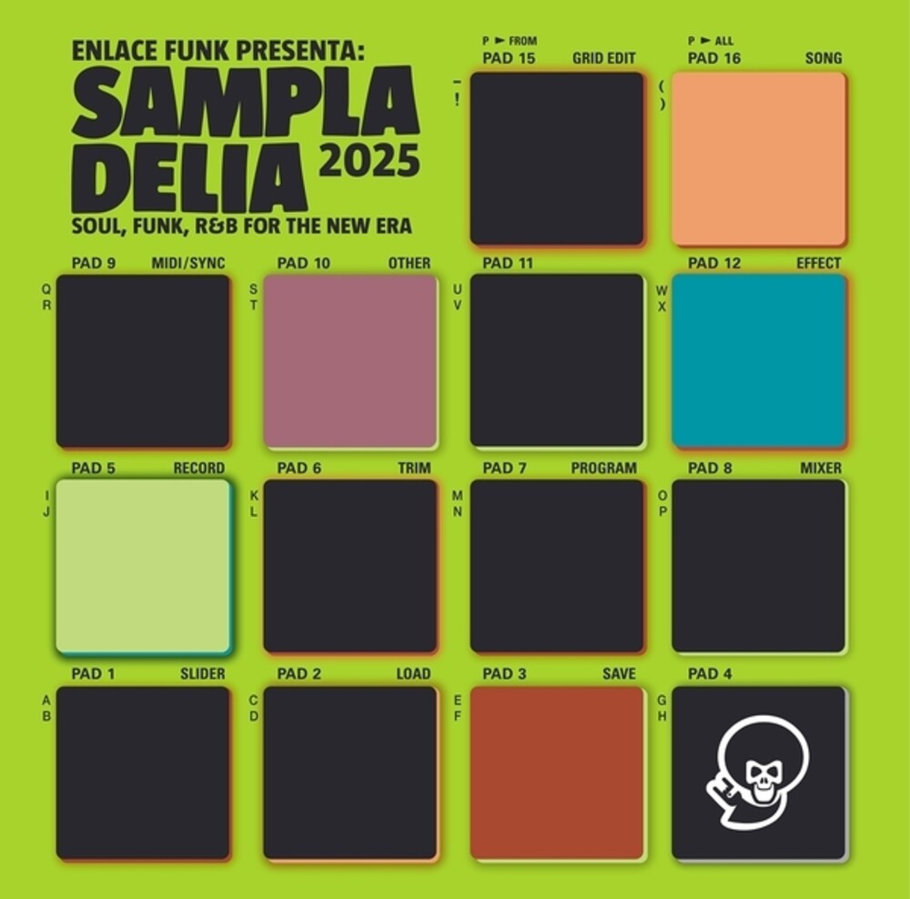 the album cover for Sampladelia 2025 / Various - Sampladelia 2025