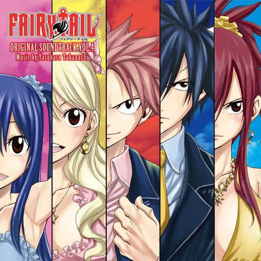 the album cover for Fairy Tail Vol.4 - O.S.T. (Box) (Colv) (Red) - Fairy Tail Vol.4 - O.S.T. (Box) [Colored Vinyl] (Red)
