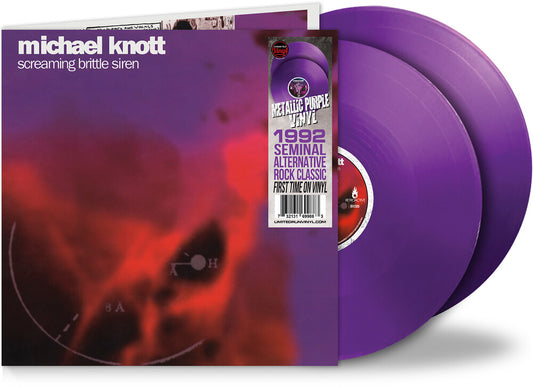 the album cover for Michael Knott - Screaming Brittle Siren - Purple [Colored Vinyl] (Gate)