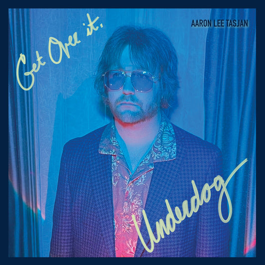 the album cover for Aaron Tasjan  Lee - Get Over It Underdog [Colored Vinyl] (Trq)