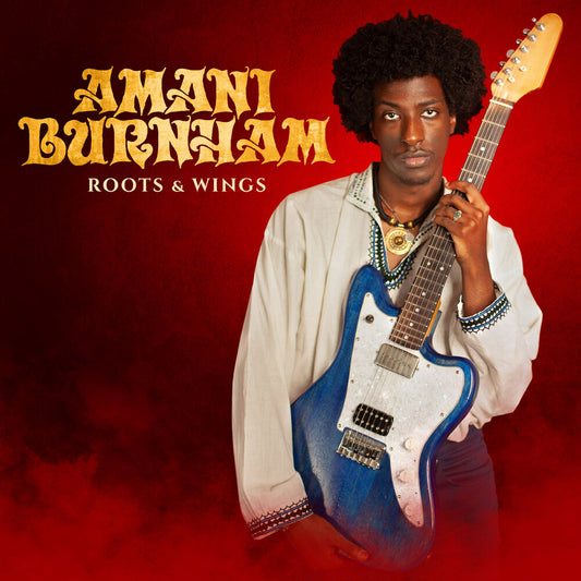 the album cover for Amani Burnham - Roots & Wings
