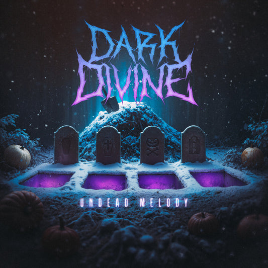 the album cover for Dark Divine - Undead Melody (Blk) (Blue) [Colored Vinyl] (Purp) (Wht)