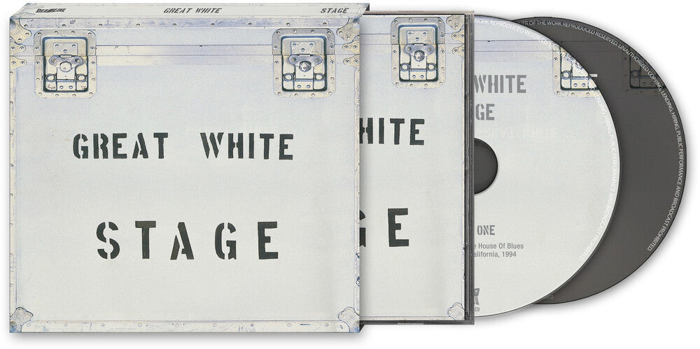 the album cover for Great White - Stage
