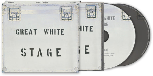 the album cover for Great White - Stage