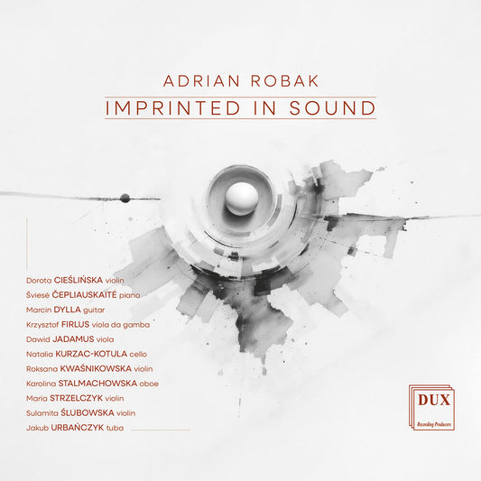the album cover for Sulamita Slubowska - Adrian Robak: Imprinted In Sound