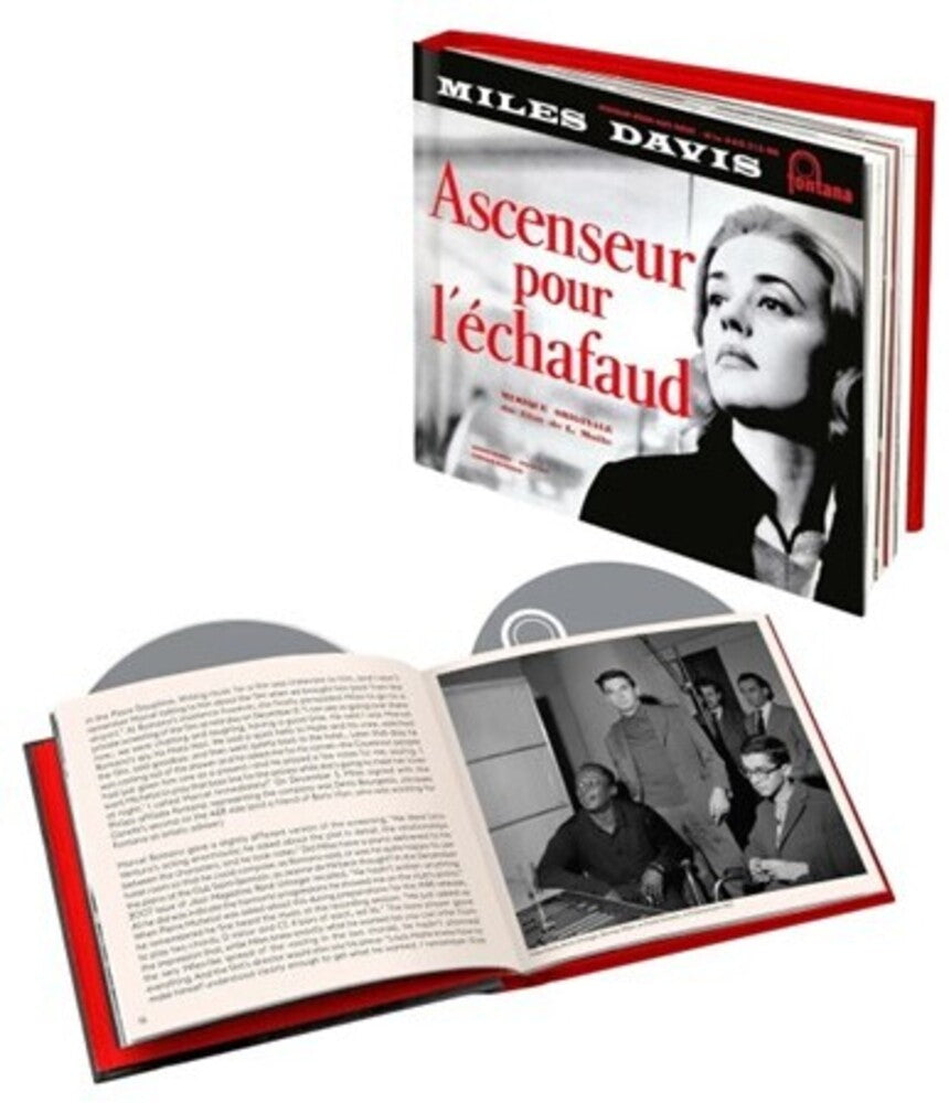 Product mockup for Miles Davis - Ascenseur Pour L'echafaud [2CD Box Set w/ Hardcover Book] [UK Import]