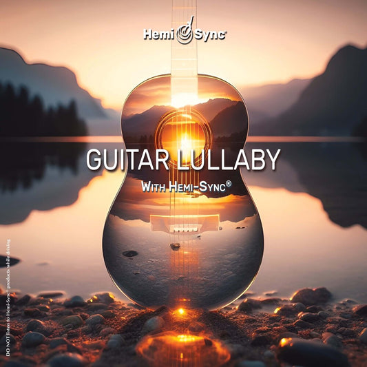 the album cover for Ricardo Cobo - Guitar Lullaby With Hemi-sync