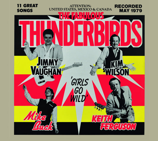the album cover for Fabulous Thunderbirds - Girls Go Wild