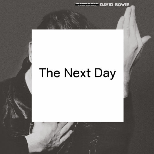 the album cover for Bowie, David - The Next Day