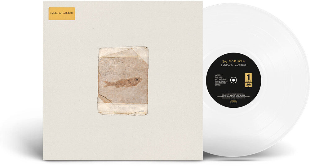 the album cover for Do Nothing - Friend World - Milky Clear [Clear Vinyl]