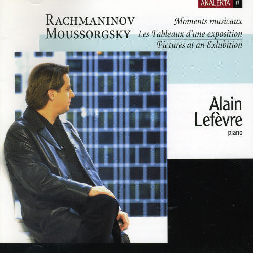 the album cover for RACHMANINOFF/MUSSORGSKY - Moments Musicaux