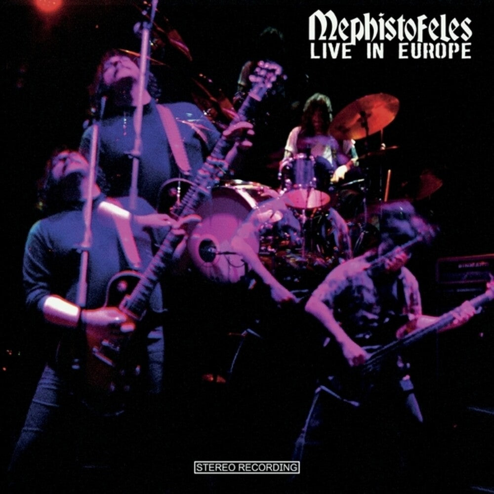 the album cover for Mephistofeles - Live In Europe