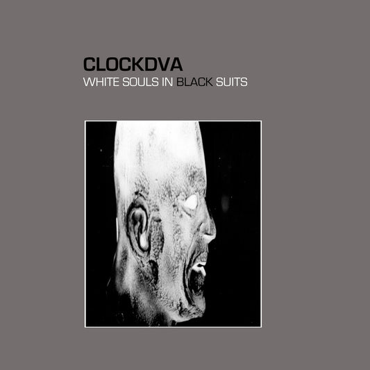 the album cover for Clock Dva - White Souls in Black Suits (2lp)