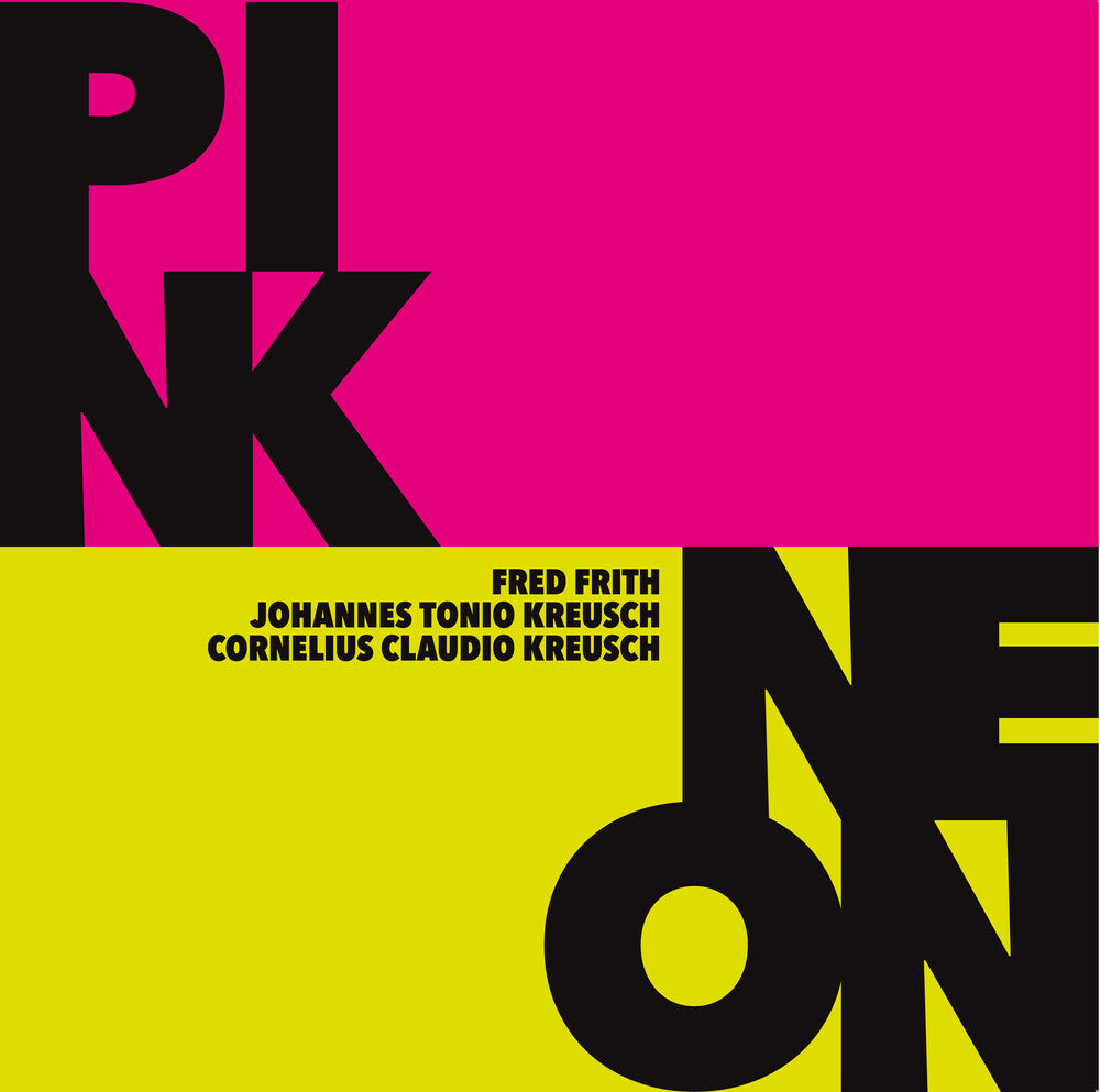 the album cover for Fred Frith - Pink/neon [2LP]