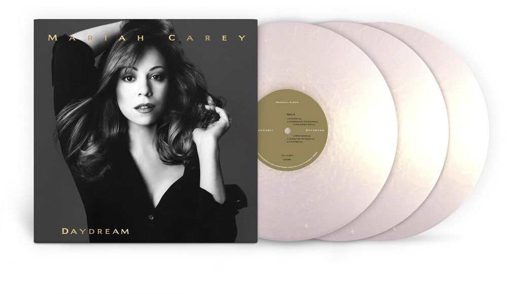 product mockup for Mariah Carey - Daydream: 30th Anniversary Edition [Iridescent Gold 3LP]