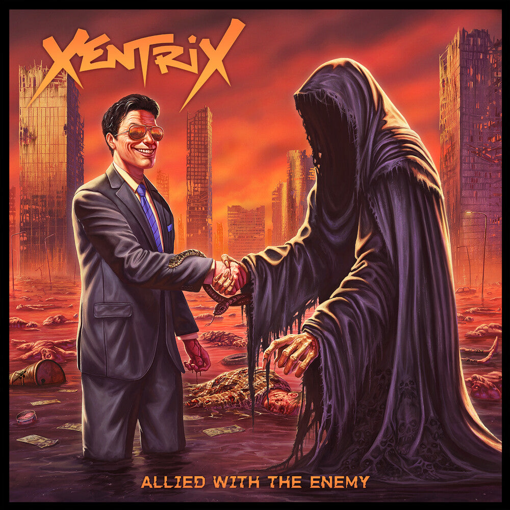 the album cover for Xentrix - Allied With The Enemy (Bonus Track)