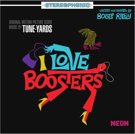the album cover for Tune-Yards - I Love Boosters O.S.T. [Pink LP]