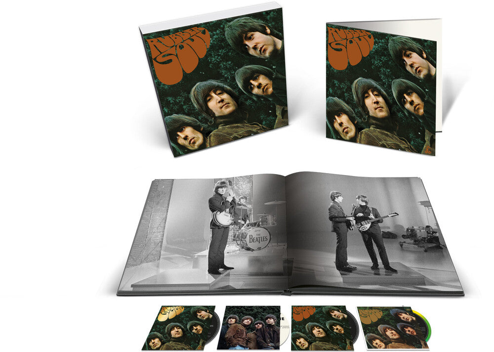 the album cover for The Beatles - Rubber Soul - Special Edition [Super Deluxe + Book]