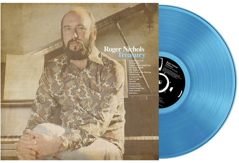 the album cover for Roger Nichols  & The Small Circle Of Friends - Roger Nichols Treasury (Demo & Cm Tracks) (Blue)