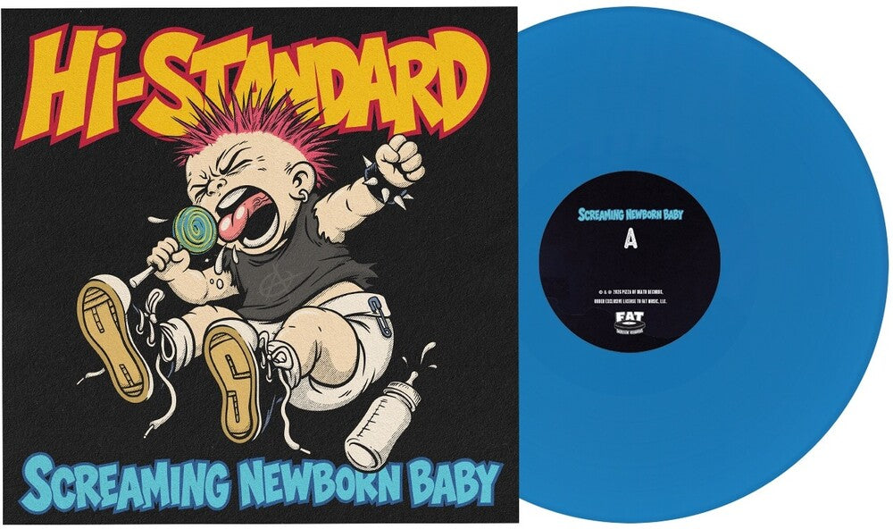 the album cover for Hi-Standard - Screaming Newborn Baby [Blue]