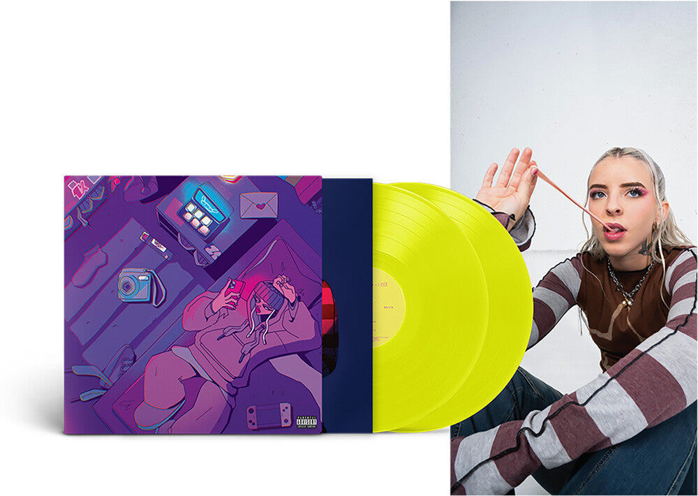 the album cover for Young Miko - att. [Neon Yellow with Poster]