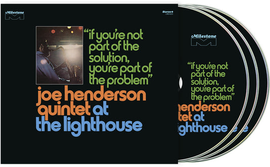 the album cover for Joe Henderson Quintet - At The Lighthouse: If You're Not Part Of The Solution, You're Part Of The Problem - Deluxe Edition [3 CD]