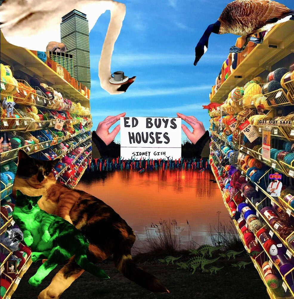 the album cover for Sidney Gish - Ed Buys Houses [Colored Vinyl]